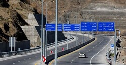 قطعه ۲ آزادراه تهران - شمال تا پایان سال زیربار ترافیک می رود