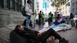زندگی بی خانمان ها در خیابان های سانفرانسیسکو
