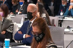 چُرت «بایدن» در افتتاحیه اجلاس تغییرات اقلیمی گلاسکو
