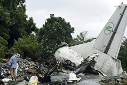 ۵ کشته در حادثه سقوط هواپیمای باری در جوبا