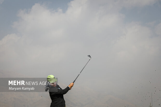 National women golf tournament in Tehran