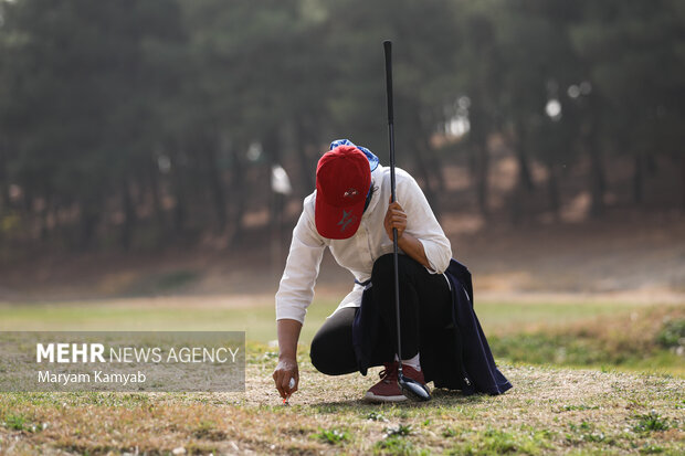 National women golf tournament in Tehran