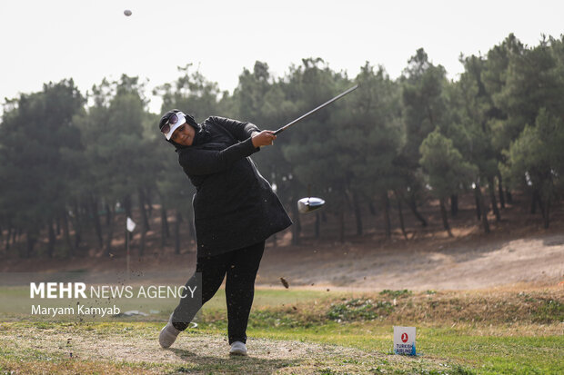 National women golf tournament in Tehran