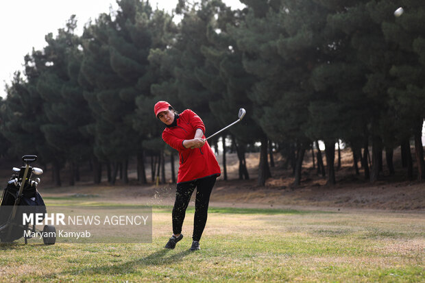 National women golf tournament in Tehran