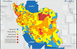 تغییر رنگ‌بندی شهرهای اردبیل در موج ششم/۲۰ درصد کودکان واکسن دریافت کردند