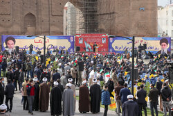 حضور اقشار مختلف مردمی در مراسم یوم الله ۱۳ آبان تبریز