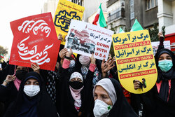 برگزاری تظاهرات مردمی در محکومیت حملات وحشیانه عربستان به یمن