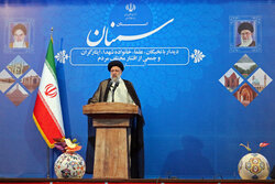 رئیس جمهور سمنان را به مقصد تهران ترک کرد