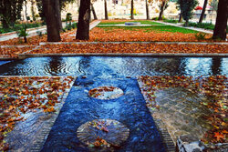 Tarihi Gülistan Bahçesi'nin sonbahar güzelliği