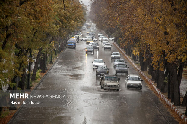 بارش‌ها در اصفهان تا یکشنبه ۱۶ آبان ادامه دارد