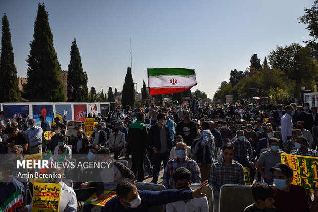 مراسم یوم الله ۱۳ آبان در شیراز