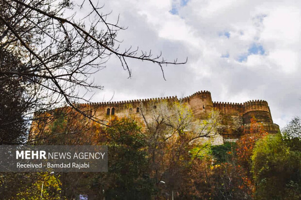 Autumn at historical 'Golestan' garden in Khorramabad
