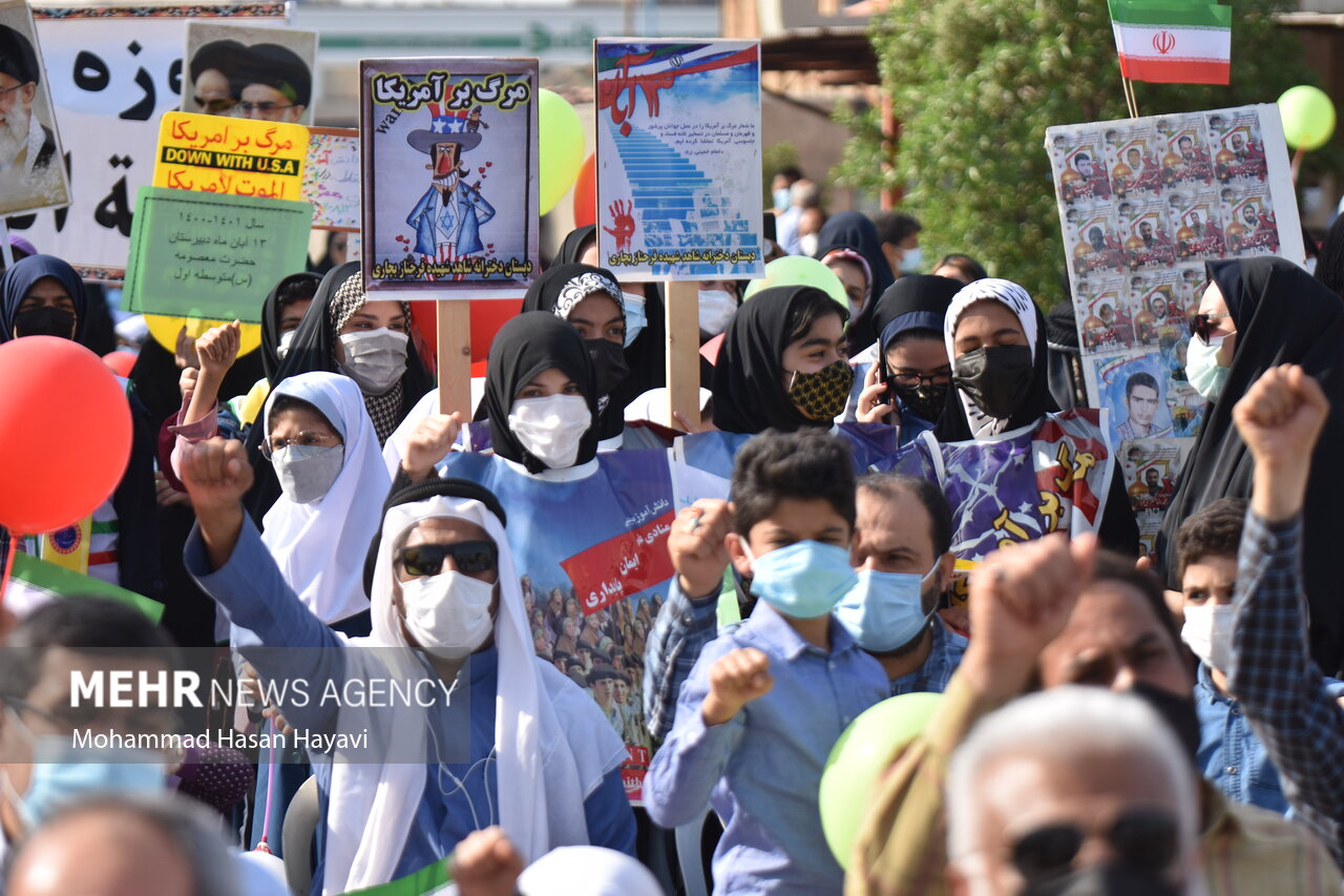 راهپیمایی۱۳آبان دریاسوج از میدان هفتم تیرآغاز می شود