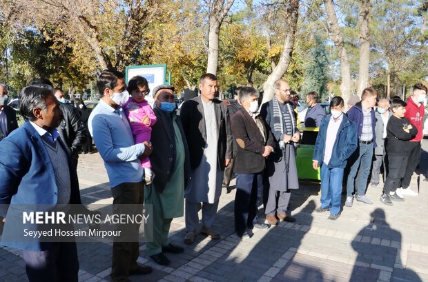 تشییع و تدفین پیکر «محمد صدیق رضایی» شهید مدافع حرم لشکر فاطمیون
