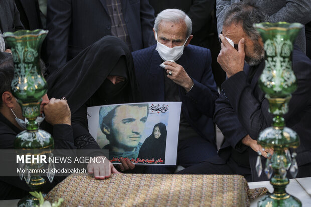 .مراسم تشخیص هویت شهید جمال محمد شاهی