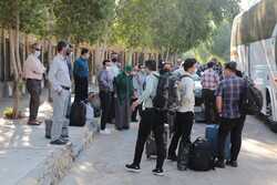 مدافعان سلامت استان بوشهر به حرم رضوی اعزام شدند