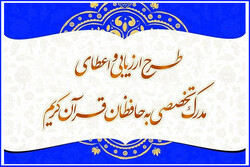 اعلام زمان آزمون مرحله دوم اعطای مدرک تخصصی به حافظان قرآن