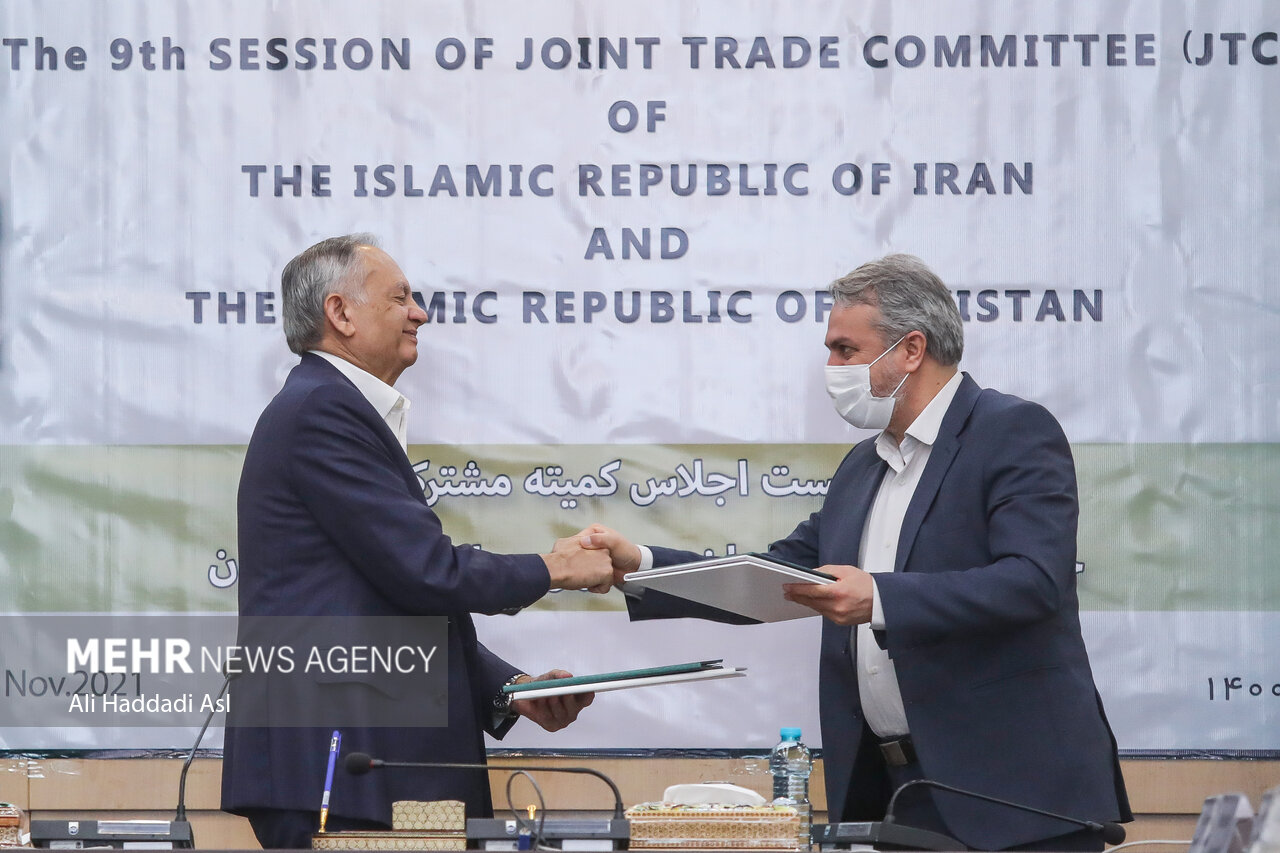 ایران اور پاکستان کی مشترکہ تجارتی کمیٹی کا نواں اجلاس اختتام پذیر