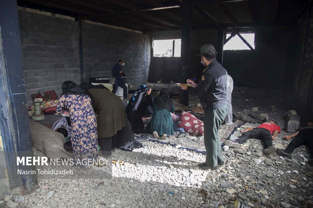 مانور امداد و نجات با پیش فرض زلزله در کرمانشاه