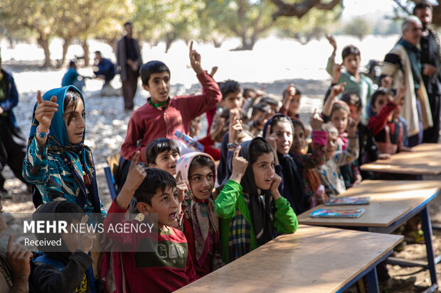 حضور داوطلبان جمعیت امام رضایی ها در اندیکا - خوزستان