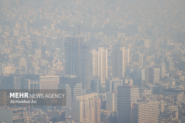 تهران همچنان میزبان هوای آلوده