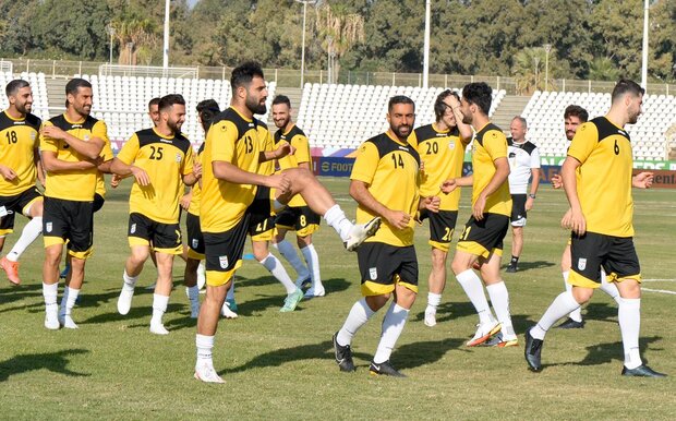 تصاویری از آخرین تمرین تیم ملی فوتبال ایران قبل از بازی با لبنان