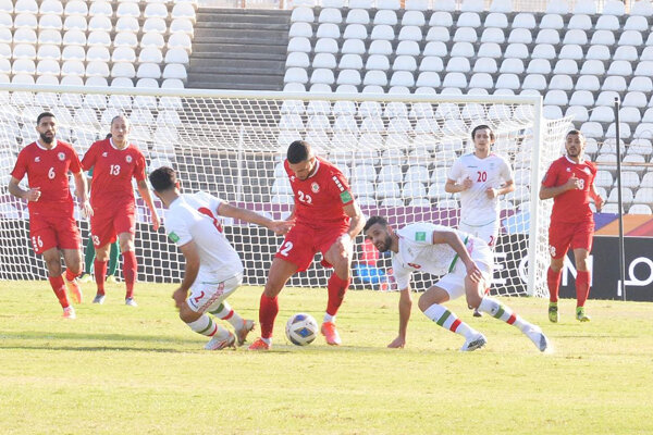 تصاویری از دیدار تیم‌های ملی فوتبال ایران و لبنان