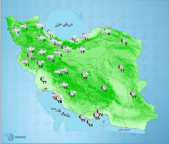 برف و باران در آسمان ایران/ خسارات سیلاب در سواحل شمالی کشورمان