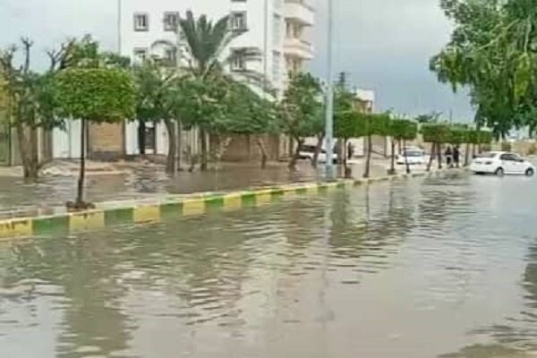 تکرار قصه آبگرفتگی معابر در گناوه/ رفت و آمد در شهر سخت شد