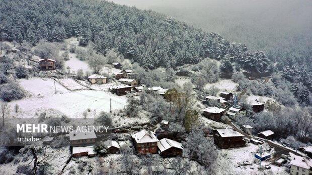 ارتفاعات کوه ایلگاز ترکیه سفیدپوش شد