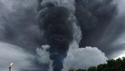 آتش سوزی در کارخانه بزرگ ریسندگی در مورچه خورت