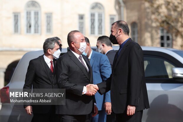 دیدار وزرای خارجه ترکیه وایران
