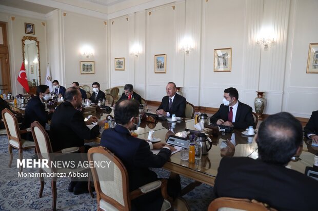 FM Amir-Abdollahian hosts Turkish counterpart in Tehran