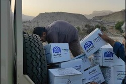 ارسال و توزیع محموله امدادی و اضطراری به مناطق زلزله زده هرمزگان