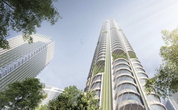 طراحی برجی که سالانه هزارتن کربن حذف می کند