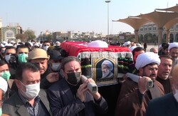 Funeral ceremony of Ayatolallah Mojtahed Shabestari in Tehran
