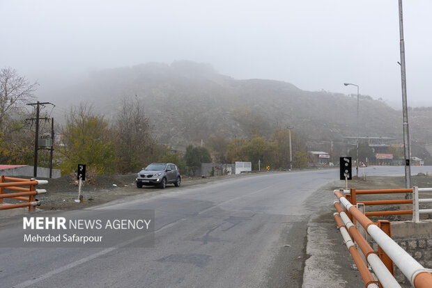 “Zayandeh Rud” immersed in fog
