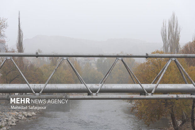 “Zayandeh Rud” immersed in fog
