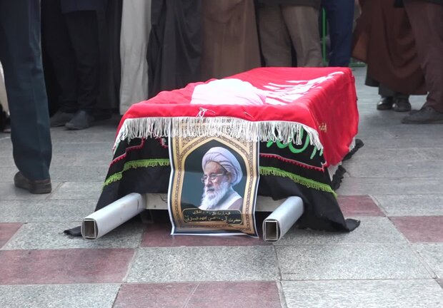 Funeral ceremony of Ayatolallah Mojtahed Shabestari in Tehran
