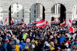پایتخت اتریش، میزبان هزاران نفر از معترضین به محدودیت های کرونایی