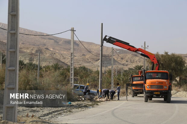 آغاز بازسازی مناطق زلزله زده روستای « گیشان غربی»