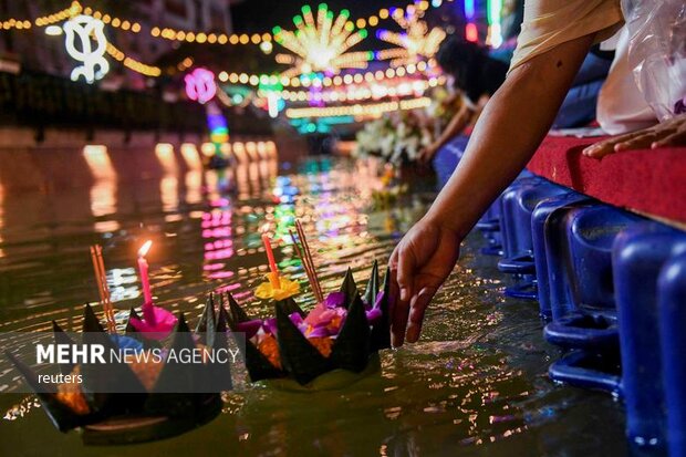 جشنواره سبدهای شناور در تایلند