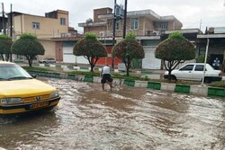 آبگرفتگی شدید در شوشتر/ فعلا ۴۰ خانوار آسیب دیدند