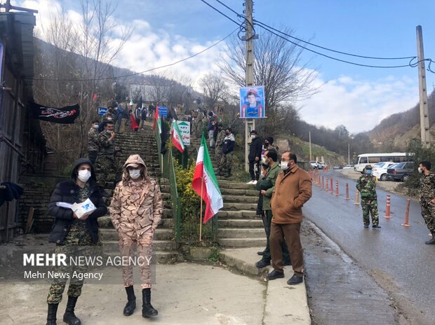 استقبال ماسوله از خانواده شهید رسول قاسمی