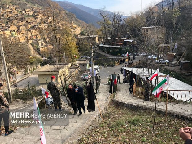 استقبال ماسوله از خانواده شهید رسول قاسمی