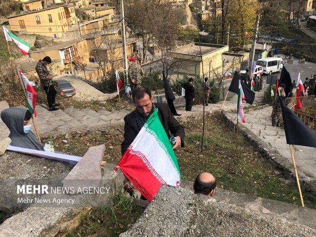 استقبال ماسوله از خانواده شهید رسول قاسمی