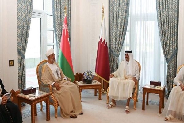 پایان سفر سلطان عمان به قطر و صدور بیانیه مشترک دو کشور