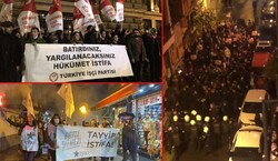 İstanbul ve Ankara'da dolar protestoları
