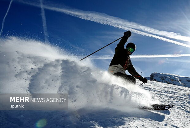 افتتاح پیست اسکی در ایتالیا