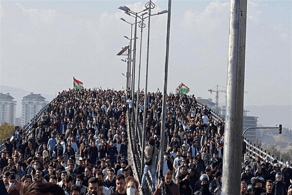 اعتراضات در سلیمانیه عراق وارد سومین روز خود شد